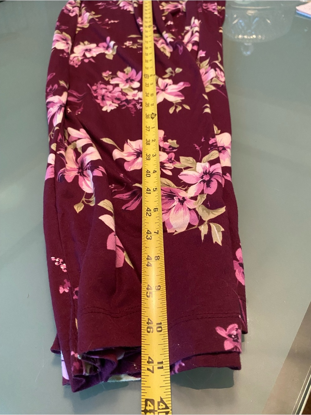 Charter Club Plum Floral Lace-Trim Nightgown - Picture 5 of 6